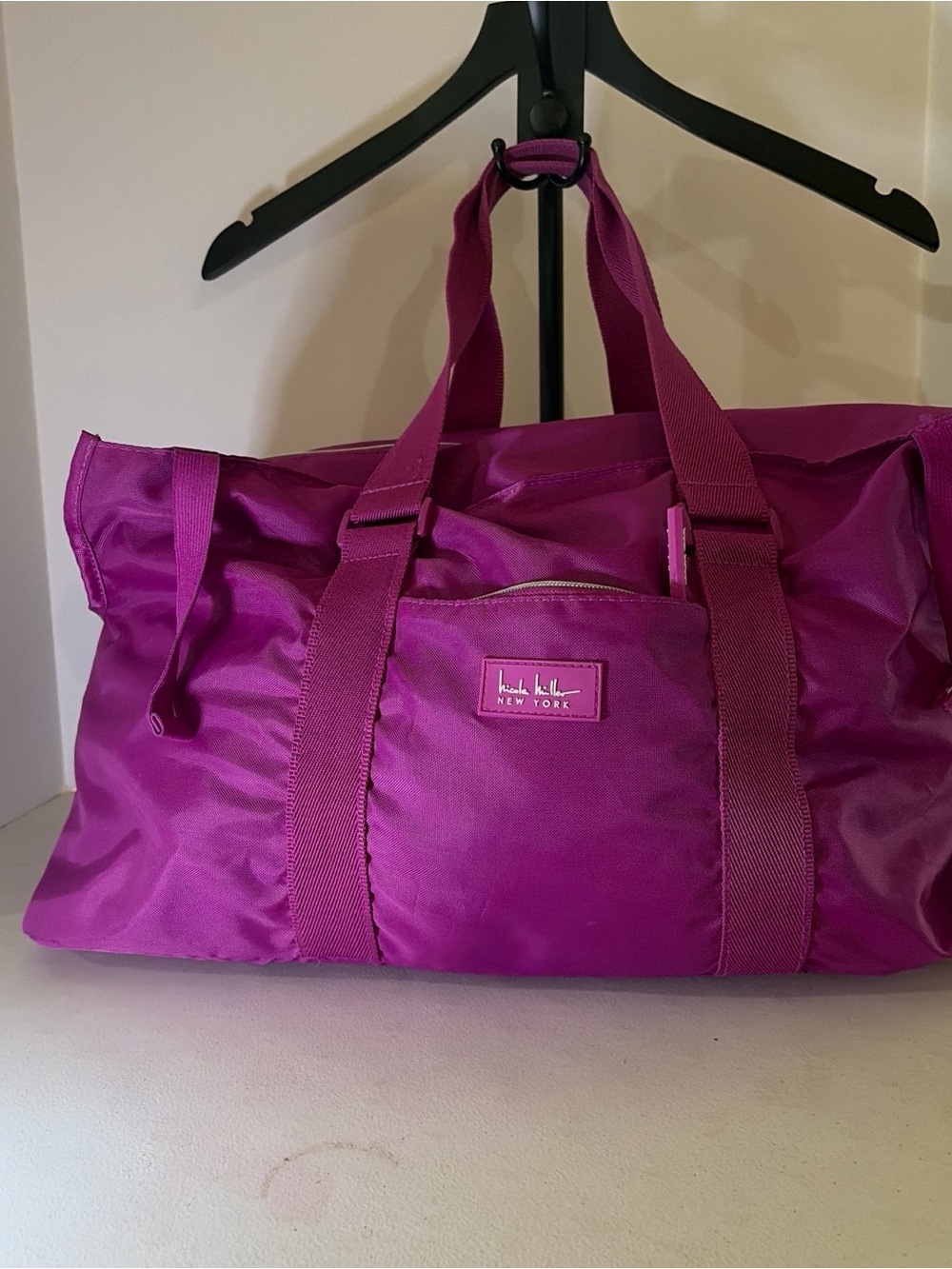Nicole miller New York Fuchsia Weekender Tote